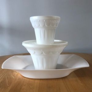 Vintage Tupperware Tuppercraft Floralier Tiered Flower display